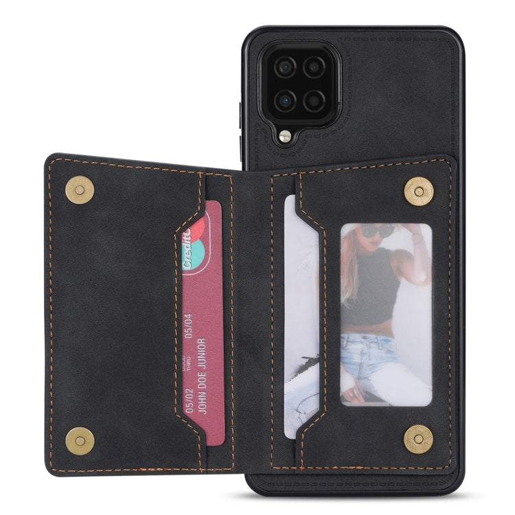 Custodia per telefono con porta carte di credito con cerniera, For Samsung Galaxy A12 5G, For Samsung Galaxy A51 4G, For Samsung Galaxy A71 4G, For Samsung Galaxy A52 / A52s