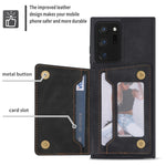 Custodia per telefono con porta carte di credito con cerniera, For Samsung Galaxy Note20, For Samsung Galaxy Note20 Ultra, For Samsung Galaxy S20, For Samsung Galaxy S20+
