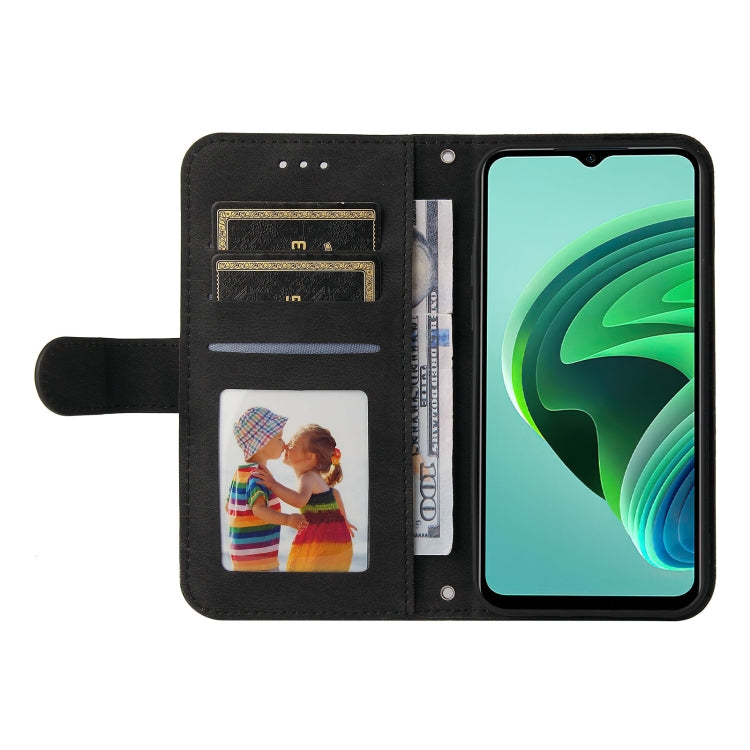 Custodia per telefono in pelle con bottone in metallo con albero della vita Skin Feel, For Xiaomi Redmi Note 11E / 10 Prime+ 5G, For Honor 50 Pro / Huawei nova 9 Pro, For Infinix Note 11, For OPPO Realme GT Neo3