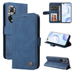 Custodia per telefono in pelle con bottone in metallo con albero della vita Skin Feel, For Xiaomi Redmi Note 11E / 10 Prime+ 5G, For Honor 50 Pro / Huawei nova 9 Pro, For Infinix Note 11, For OPPO Realme GT Neo3