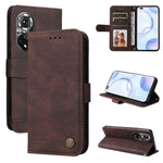 Custodia per telefono in pelle con bottone in metallo con albero della vita Skin Feel, For Xiaomi Redmi Note 11E / 10 Prime+ 5G, For Honor 50 Pro / Huawei nova 9 Pro, For Infinix Note 11, For OPPO Realme GT Neo3