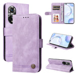 Custodia per telefono in pelle con bottone in metallo con albero della vita Skin Feel, For Xiaomi Redmi Note 11E / 10 Prime+ 5G, For Honor 50 Pro / Huawei nova 9 Pro, For Infinix Note 11, For OPPO Realme GT Neo3