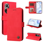 Custodia per telefono in pelle con bottone in metallo con albero della vita Skin Feel, For Xiaomi Redmi Note 11E / 10 Prime+ 5G, For Honor 50 Pro / Huawei nova 9 Pro, For Infinix Note 11, For OPPO Realme GT Neo3