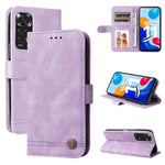 Custodia per telefono in pelle con bottone in metallo con albero della vita Skin Feel, For Xiaomi Redmi Note 11E / 10 Prime+ 5G, For Honor 50 Pro / Huawei nova 9 Pro, For Infinix Note 11, For OPPO Realme GT Neo3