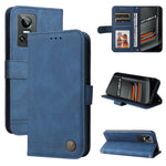 Custodia per telefono in pelle con bottone in metallo con albero della vita Skin Feel, For Xiaomi Redmi Note 11E / 10 Prime+ 5G, For Honor 50 Pro / Huawei nova 9 Pro, For Infinix Note 11, For OPPO Realme GT Neo3