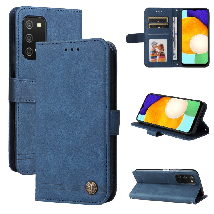 Custodia per telefono in pelle con bottone in metallo con albero della vita Skin Feel, For OPPO Reno7 4G / F21 Pro 4G, For Samsung Galaxy A03s US Version, For Samsung Galaxy M33 5G Global, For Samsung Galaxy M53 5G