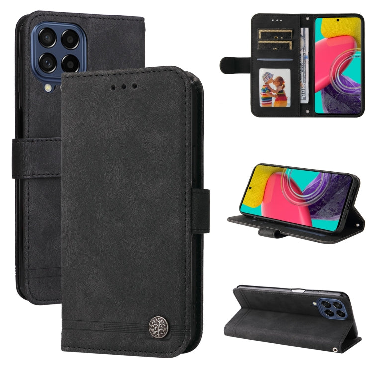 Custodia per telefono in pelle con bottone in metallo con albero della vita Skin Feel, For OPPO Reno7 4G / F21 Pro 4G, For Samsung Galaxy A03s US Version, For Samsung Galaxy M33 5G Global, For Samsung Galaxy M53 5G