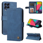 Custodia per telefono in pelle con bottone in metallo con albero della vita Skin Feel, For OPPO Reno7 4G / F21 Pro 4G, For Samsung Galaxy A03s US Version, For Samsung Galaxy M33 5G Global, For Samsung Galaxy M53 5G