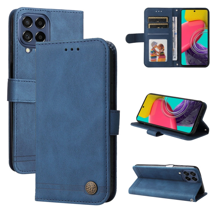 Custodia per telefono in pelle con bottone in metallo con albero della vita Skin Feel, For OPPO Reno7 4G / F21 Pro 4G, For Samsung Galaxy A03s US Version, For Samsung Galaxy M33 5G Global, For Samsung Galaxy M53 5G