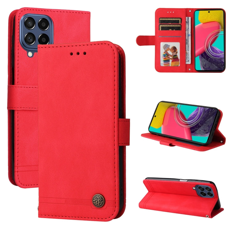 Custodia per telefono in pelle con bottone in metallo con albero della vita Skin Feel, For OPPO Reno7 4G / F21 Pro 4G, For Samsung Galaxy A03s US Version, For Samsung Galaxy M33 5G Global, For Samsung Galaxy M53 5G