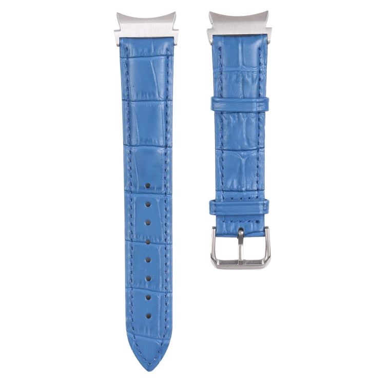 Cinturino in pelle con trama fiammata, For Samsung Galaxy Watch4 40mm/44mm