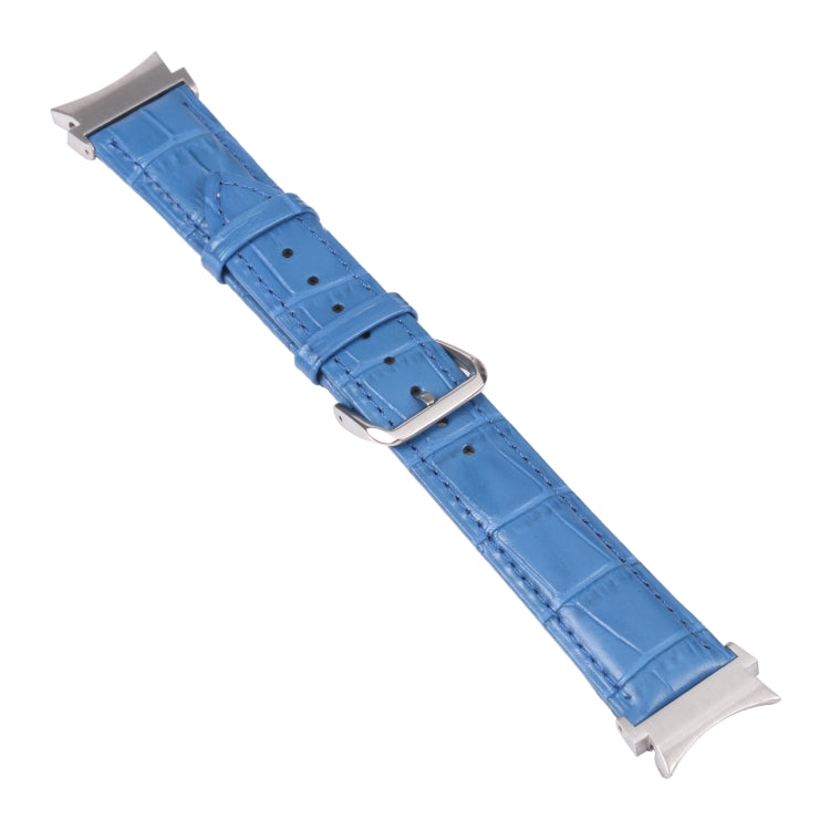 Cinturino in pelle con trama fiammata, For Samsung Galaxy Watch4 40mm/44mm