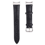 Cinturino in pelle con trama fiammata, For Samsung Galaxy Watch4 40mm/44mm