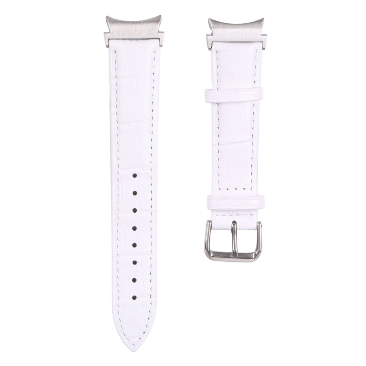 Cinturino in pelle con trama fiammata, For Samsung Galaxy Watch4 40mm/44mm