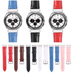 Cinturino in pelle con trama fiammata, For Samsung Galaxy Watch4 40mm/44mm