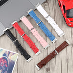 Cinturino in pelle con trama fiammata, For Samsung Galaxy Watch4 40mm/44mm