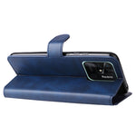 Custodia per telefono in pelle a conchiglia con struttura in vitello classico, For Xiaomi Redmi 10C 4G, For Motorola Moto G22, For Nokia G21 / G11, For OPPO Reno7 4G / F21 Pro 4G