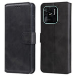 Custodia per telefono in pelle a conchiglia con struttura in vitello classico, For Xiaomi Redmi 10C 4G, For Motorola Moto G22, For Nokia G21 / G11, For OPPO Reno7 4G / F21 Pro 4G