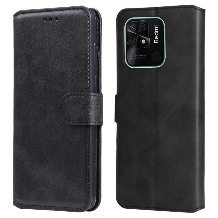 Custodia per telefono in pelle a conchiglia con struttura in vitello classico, For Xiaomi Redmi 10C 4G, For Motorola Moto G22, For Nokia G21 / G11, For OPPO Reno7 4G / F21 Pro 4G