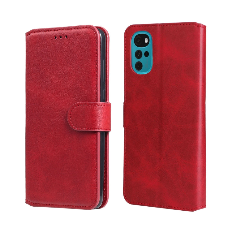 Custodia per telefono in pelle a conchiglia con struttura in vitello classico, For Xiaomi Redmi 10C 4G, For Motorola Moto G22, For Nokia G21 / G11, For OPPO Reno7 4G / F21 Pro 4G