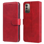 Custodia per telefono in pelle a conchiglia con struttura in vitello classico, For Xiaomi Redmi 10C 4G, For Motorola Moto G22, For Nokia G21 / G11, For OPPO Reno7 4G / F21 Pro 4G