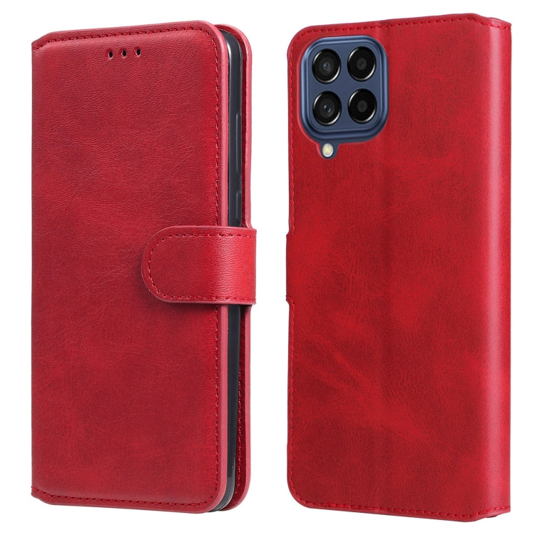 Custodia per telefono in pelle a conchiglia con struttura in vitello classico, For Samsung Galaxy M33 5G Global, For Samsung Galaxy M53 5G, For Xiaomi 12 / 12X