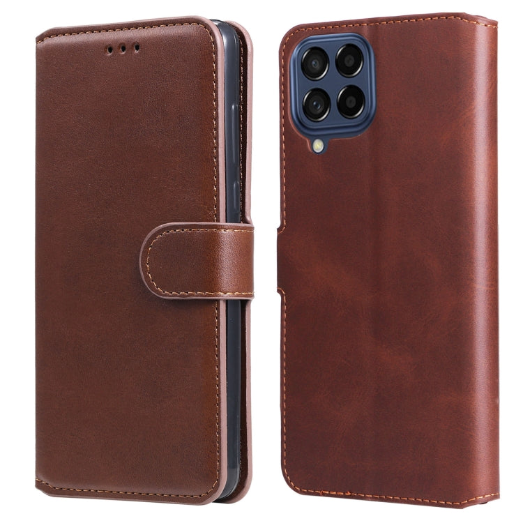 Custodia per telefono in pelle a conchiglia con struttura in vitello classico, For Samsung Galaxy M33 5G Global, For Samsung Galaxy M53 5G, For Xiaomi 12 / 12X