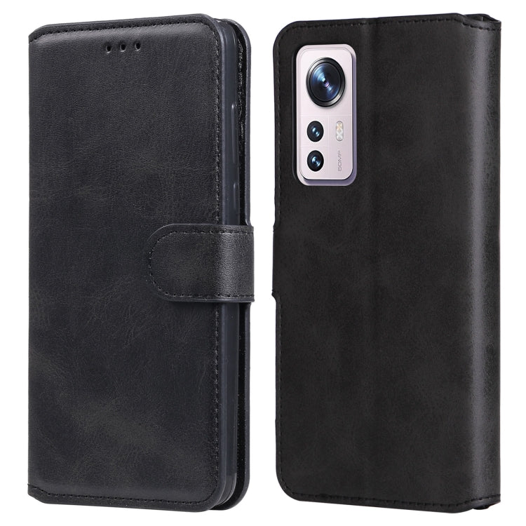 Custodia per telefono in pelle a conchiglia con struttura in vitello classico, For Samsung Galaxy M33 5G Global, For Samsung Galaxy M53 5G, For Xiaomi 12 / 12X