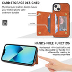 Custodia portafoglio per iPhone 13 Pro Max con slot carte