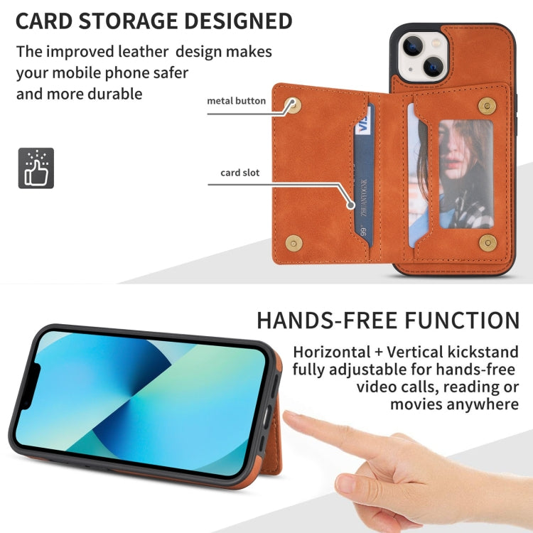 Custodia portafoglio per iPhone 13 Pro Max con slot carte