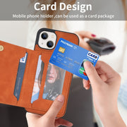 Custodia per telefono con porta carte di linea, For iPhone 13 mini, For iPhone 13, For iPhone 13 Pro, For iPhone 13 Pro Max