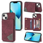 Custodia portafoglio per iPhone 13 Pro Max con slot carte