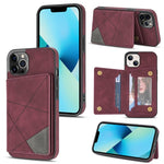 Custodia portafoglio per iPhone 13 Pro Max con slot carte