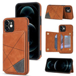 Custodia portafoglio per iPhone 12 Pro Max con slot carte