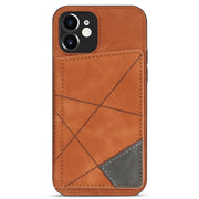 Custodia per telefono con porta carte di linea, For iPhone 12 mini, For iPhone 12, For iPhone 12 Pro, For iPhone 12 Pro Max
