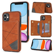 Custodia per telefono con porta carte di linea, For iPhone 11, For iPhone 11 Pro, For iPhone 11 Pro Max, For iPhone X / XS