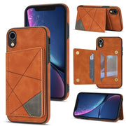 Custodia per telefono con porta carte di linea, For iPhone XR, For iPhone XS Max, For iPhone SE 2022 / 2020 / 8 / 7, For iPhone 8 Plus / 7 Plus