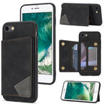 Custodia portafoglio per iPhone SE 2022, 8, 7 con slot carte