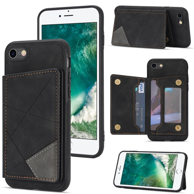 Custodia portafoglio per iPhone SE 2022, 8, 7 con slot carte