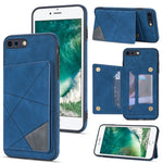 Custodia portafoglio per iPhone SE 2022, 8, 7 con slot carte
