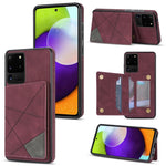 Custodia per telefono con porta carte di linea, For Samsung Galaxy S20 FE, For Samsung Galaxy S20+, For Samsung Galaxy S20 Ultra, For Samsung Galaxy S21 5G