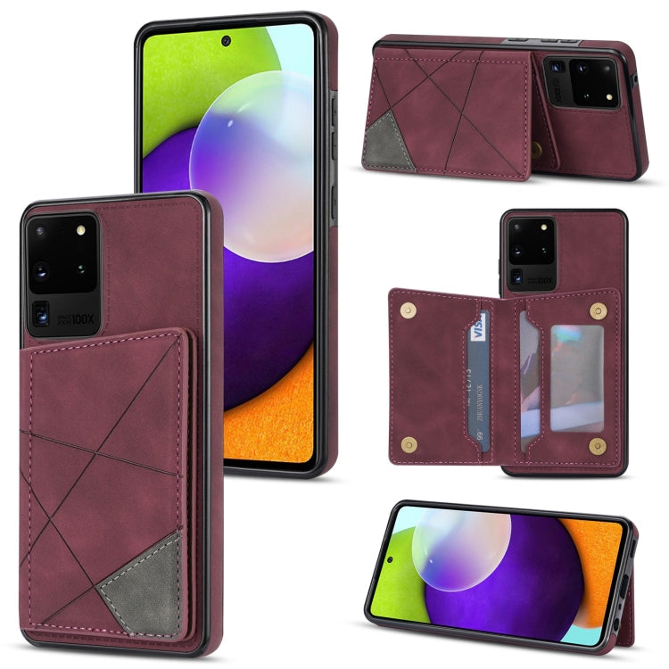 Custodia per telefono con porta carte di linea, For Samsung Galaxy S20 FE, For Samsung Galaxy S20+, For Samsung Galaxy S20 Ultra, For Samsung Galaxy S21 5G
