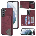 Custodia per telefono con porta carte di linea, For Samsung Galaxy S21+ 5G, For Samsung Galaxy S22 5G, For Samsung Galaxy S22+ 5G, For Samsung Galaxy S21 FE 5G