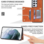 Custodia per telefono con porta carte di linea, For Samsung Galaxy S21 Ultra 5G, For Samsung Galaxy S22 Ultra 5G