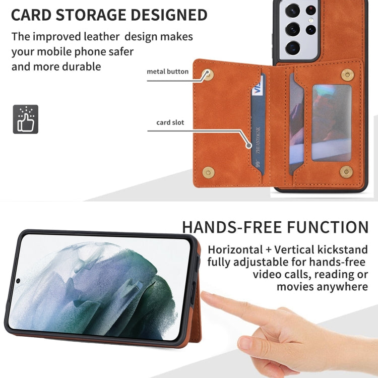 Custodia per telefono con porta carte di linea, For Samsung Galaxy S21 Ultra 5G, For Samsung Galaxy S22 Ultra 5G