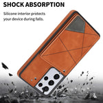 Custodia per telefono con porta carte di linea, For Samsung Galaxy S21 Ultra 5G, For Samsung Galaxy S22 Ultra 5G