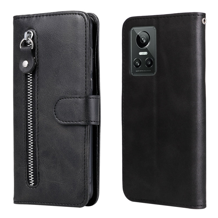 Custodia per telefono in pelle con cerniera in vitello, For OPPO Realme GT Neo3, For OPPO Reno7 4G / F21 Pro 4G / 5G, For Samsung Galaxy M33 5G Global, For Samsung Galaxy M53 5G