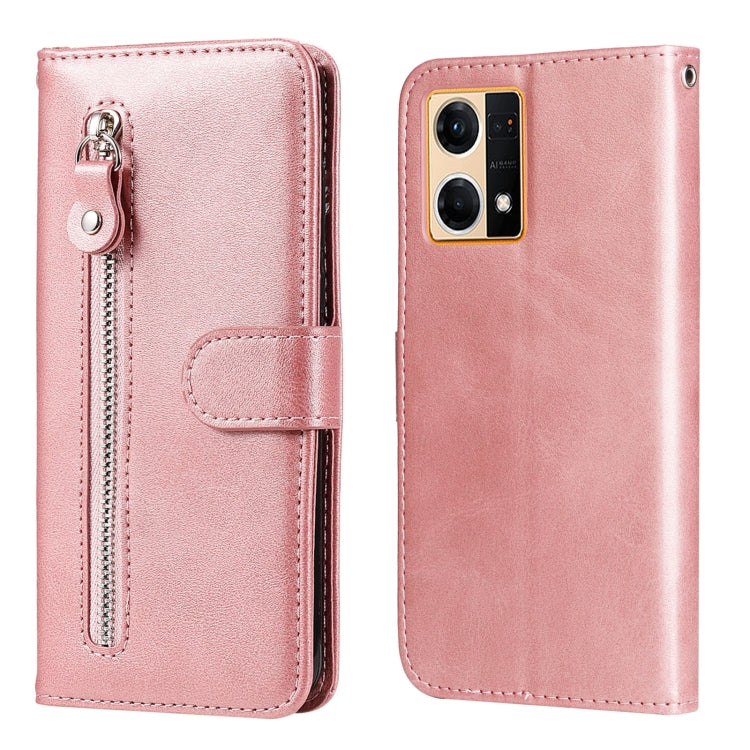 Custodia per telefono in pelle con cerniera in vitello, For OPPO Realme GT Neo3, For OPPO Reno7 4G / F21 Pro 4G / 5G, For Samsung Galaxy M33 5G Global, For Samsung Galaxy M53 5G