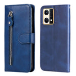 Custodia per telefono in pelle con cerniera in vitello, For OPPO Realme GT Neo3, For OPPO Reno7 4G / F21 Pro 4G / 5G, For Samsung Galaxy M33 5G Global, For Samsung Galaxy M53 5G