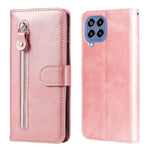 Custodia per telefono in pelle con cerniera in vitello, For OPPO Realme GT Neo3, For OPPO Reno7 4G / F21 Pro 4G / 5G, For Samsung Galaxy M33 5G Global, For Samsung Galaxy M53 5G